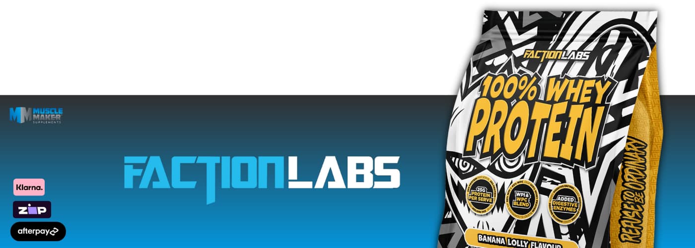 Faction Labs Protein Payment Banner