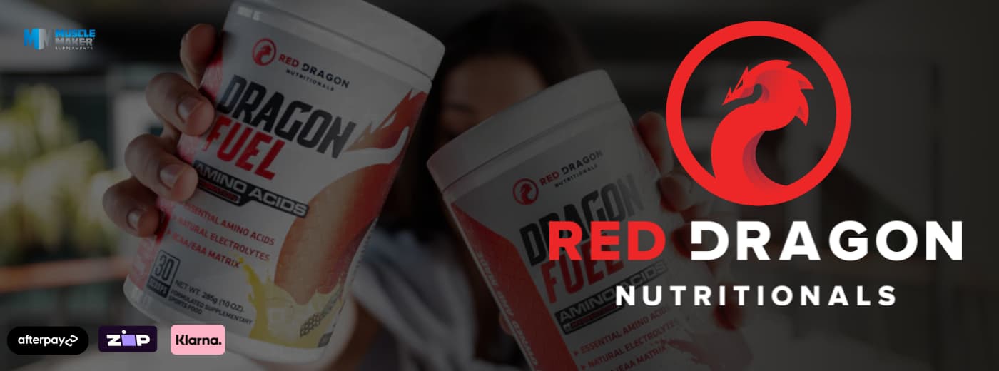 Red Dragon Nutritionals Supplements Logo Banner