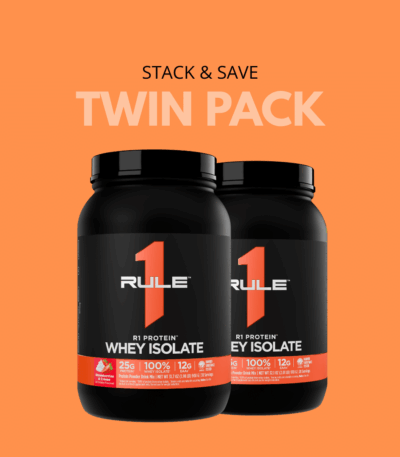 Rule 1 Proteins R1 WPI Protein Twin Pack