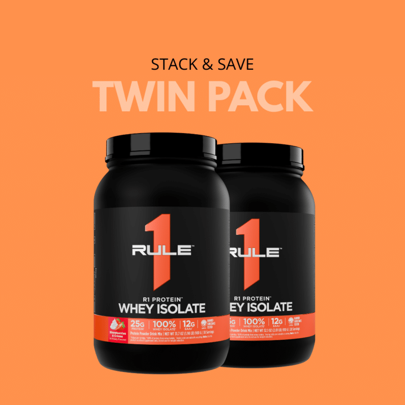Rule 1 Proteins R1 WPI Protein Twin Pack