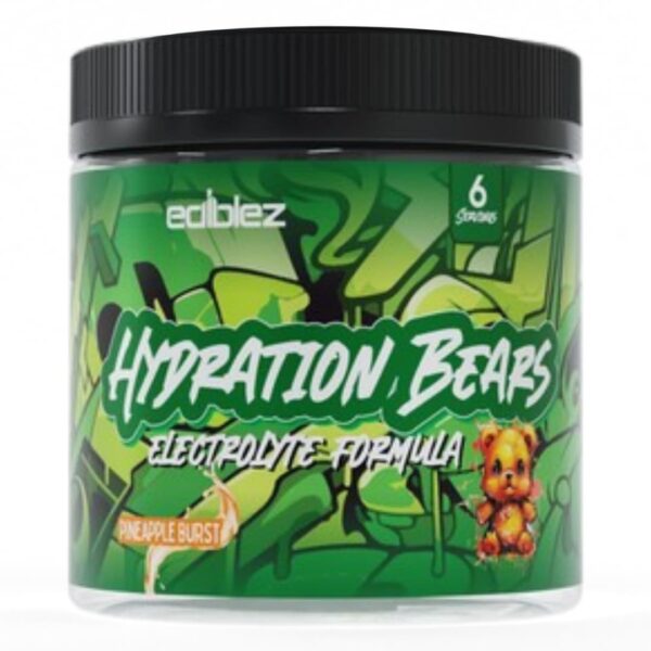 Ediblez Hydration Bears Gummies - Pineapple Burst