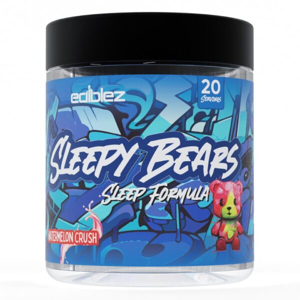 Ediblez Sleepy Bears Gummies - Watermelon Crush
