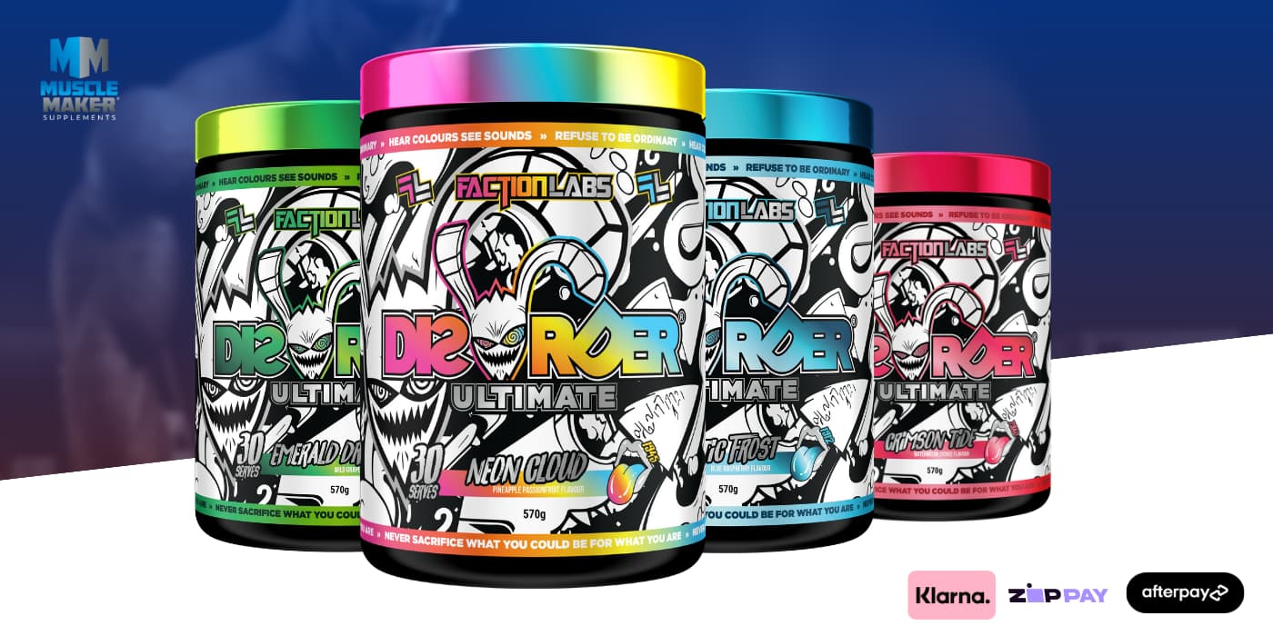 Faction Labs Disorder Ultimate Pre Workout Banner