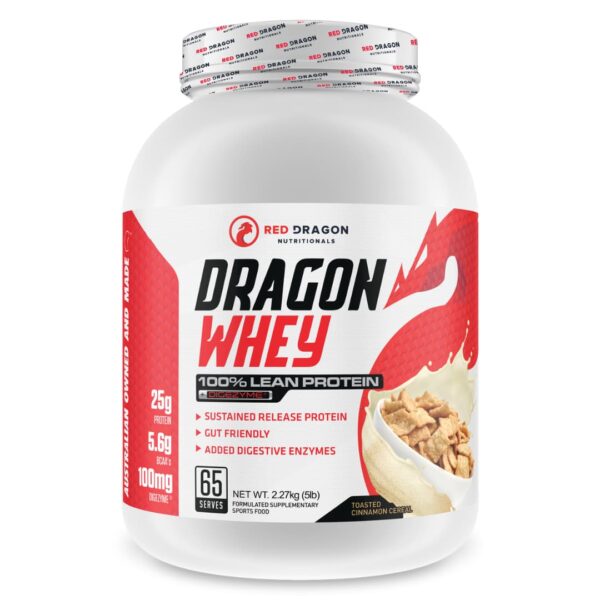 Red Dragon Whey 5lb - Toasted Cinnamon Cereal