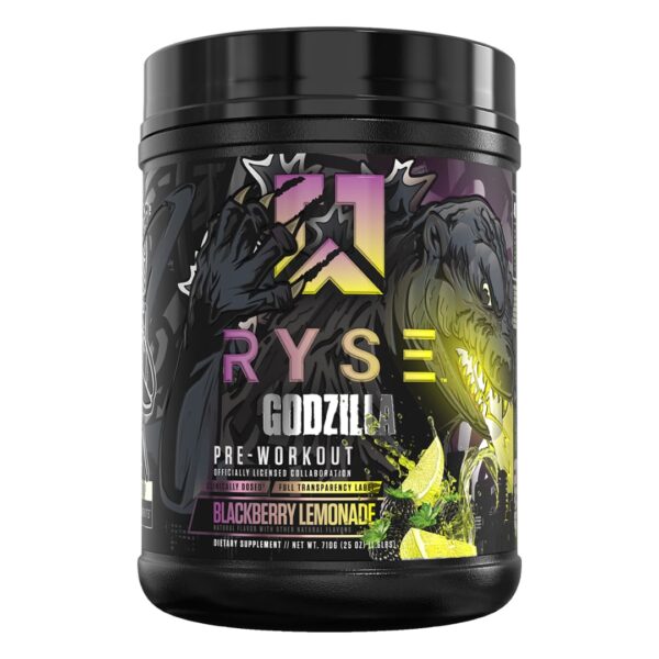 Ryse Supplements Godzilla Pre Workout - Blackberry Lemonade