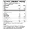 Ryse Supplements Godzilla Pre Workout Nutrition Panel