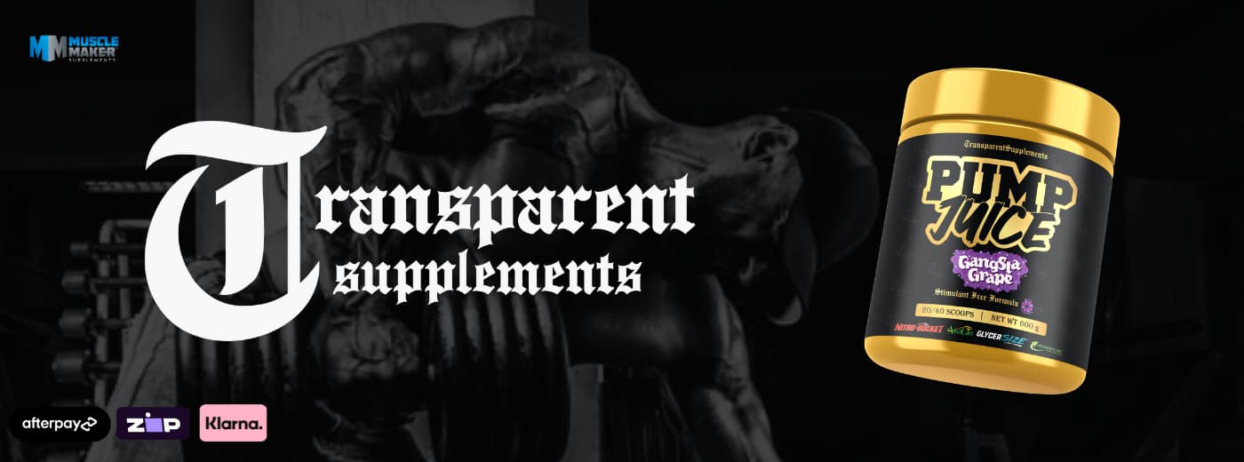 Transparent Supplements Logo Banner