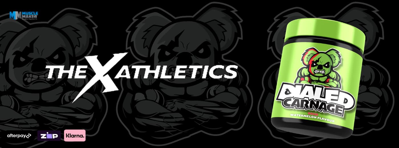 X Athletics Supplements Logo Banner