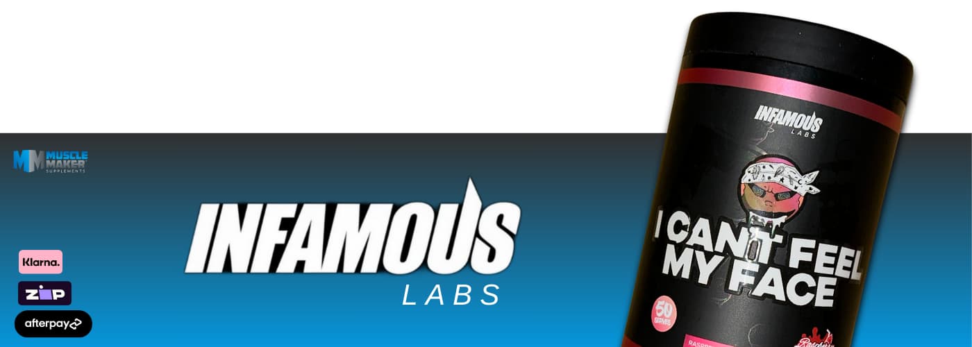 Infamous Labs I Can't Feel My Face Payment Banner
