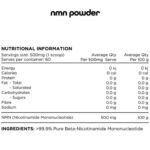 Switch Nutrition NMN Powder Nutrition Panel