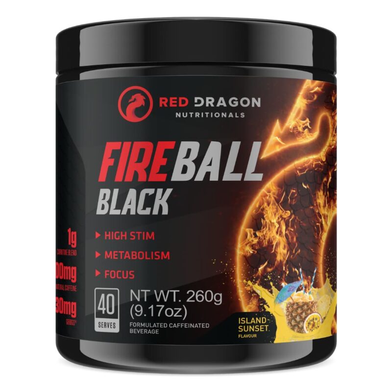 Red Dragon Nutritionals Fireball Black - Island Sunset
