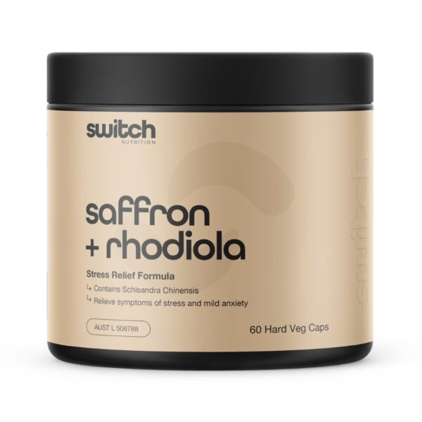 Switch Nutrition Saffron + Rhodiola