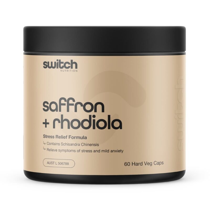 Switch Nutrition Saffron + Rhodiola