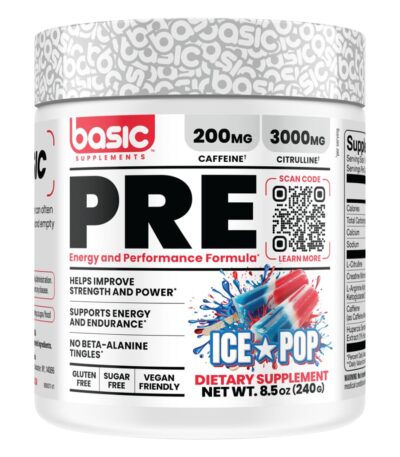 Basic Supplements Pre Workout - Ice Pop