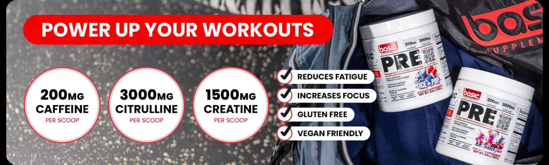 Basic Supplements Pre Workout Promo (3)
