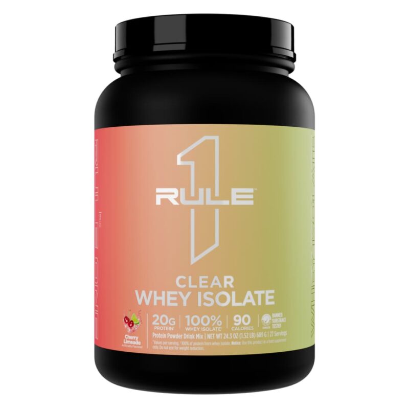 Rule 1 Proteins R1 Clear Whey Protein Isolate - Cherry Limeade