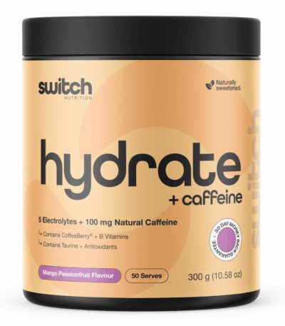 Switch Nutrition Hydrate + Caffeine 50srv - Mango Passionfruit