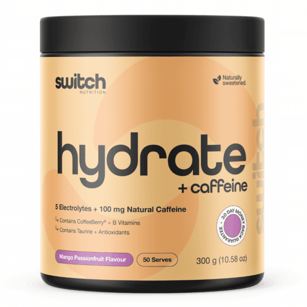 Switch Nutrition Hydrate + Caffeine 50srv - Mango Passionfruit
