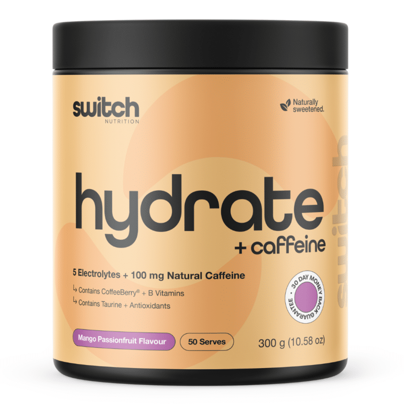 Switch Nutrition Hydrate + Caffeine 50srv - Mango Passionfruit
