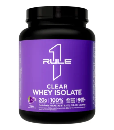 Rule 1 Proteins Clear Whey Isolate - Grape