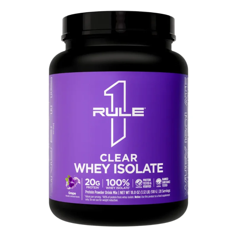 Rule 1 Proteins Clear Whey Isolate - Grape