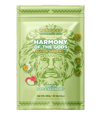 Hercules Supplements Super Greens+ - Pontus Apple Raspberry