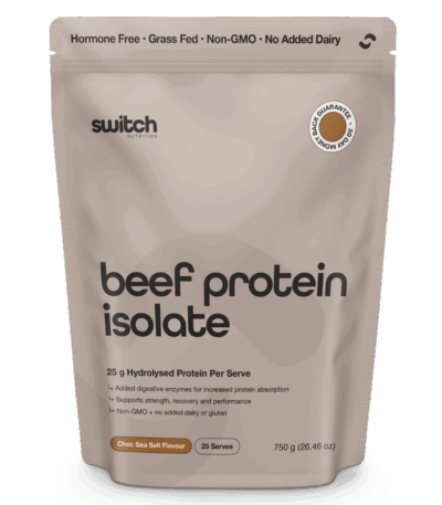 Switch Nutrition Beef Isolate 750g - Choc Sea Salt