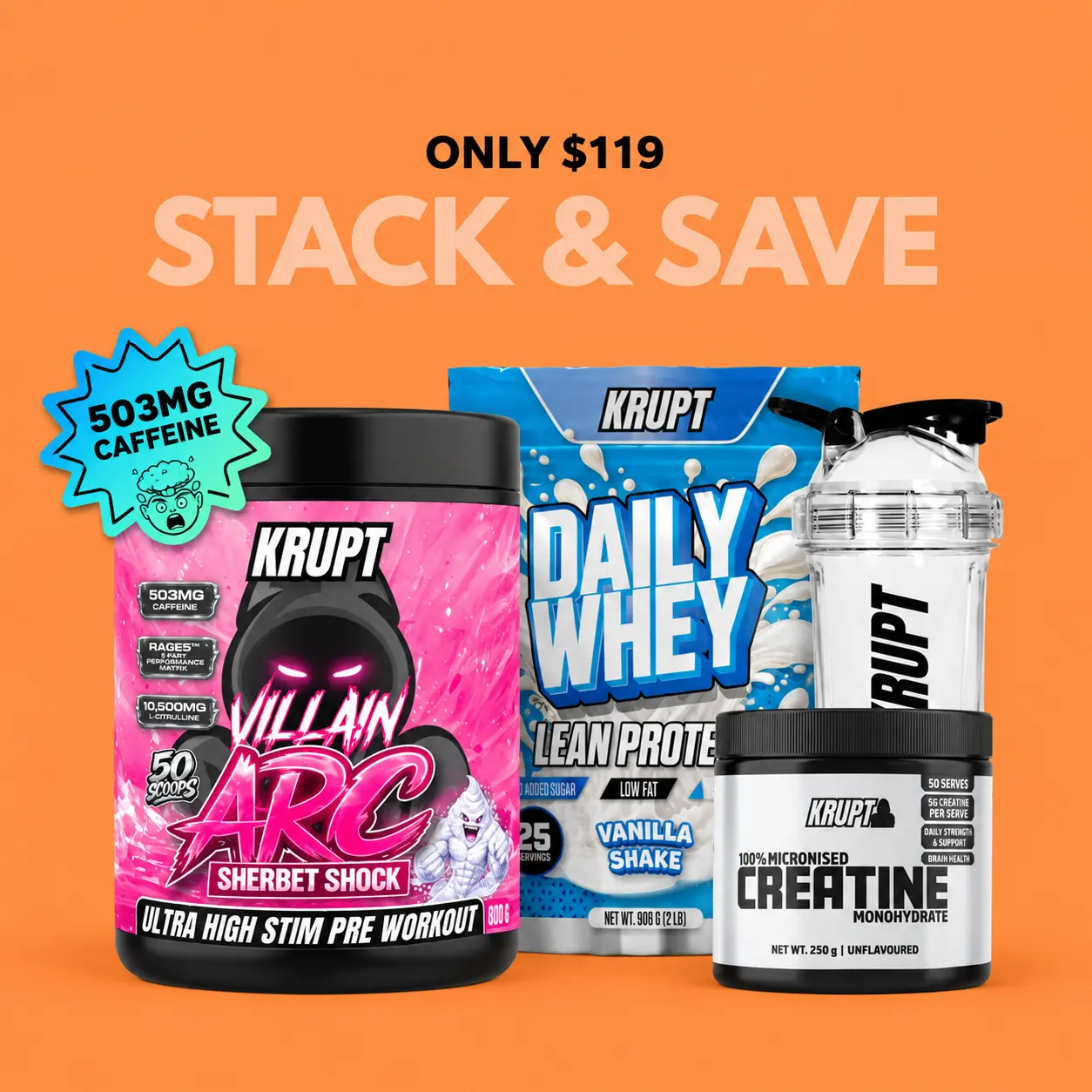 Krupt Supps Training Stack Krupt Supps Training Stack