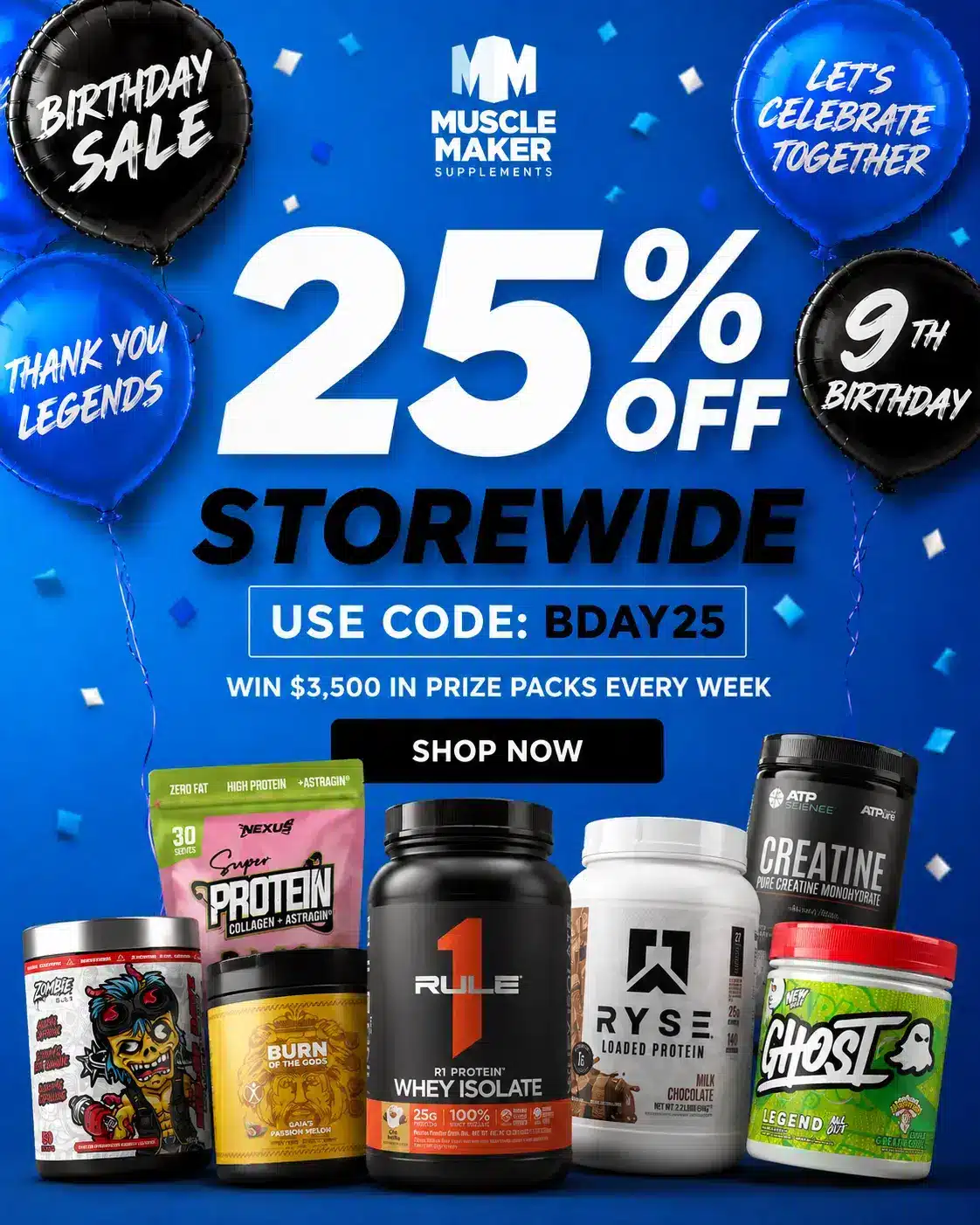 9th Birthday Sale 2026