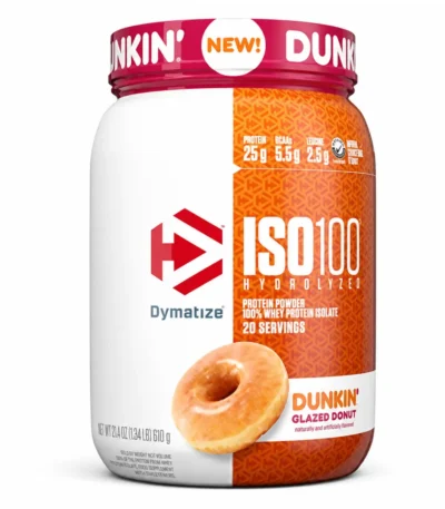 Dymatize Iso100 1.6lb Dunkin Glazed Donut