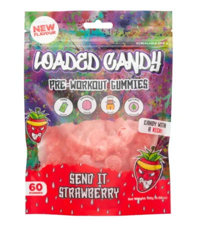 Loaded Candy Pre Workout Gummies - Send It Strawberry