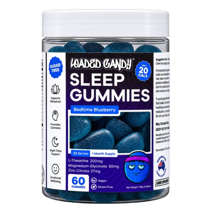 Loaded Candy Sleep Gummies - Bedtime Blueberry