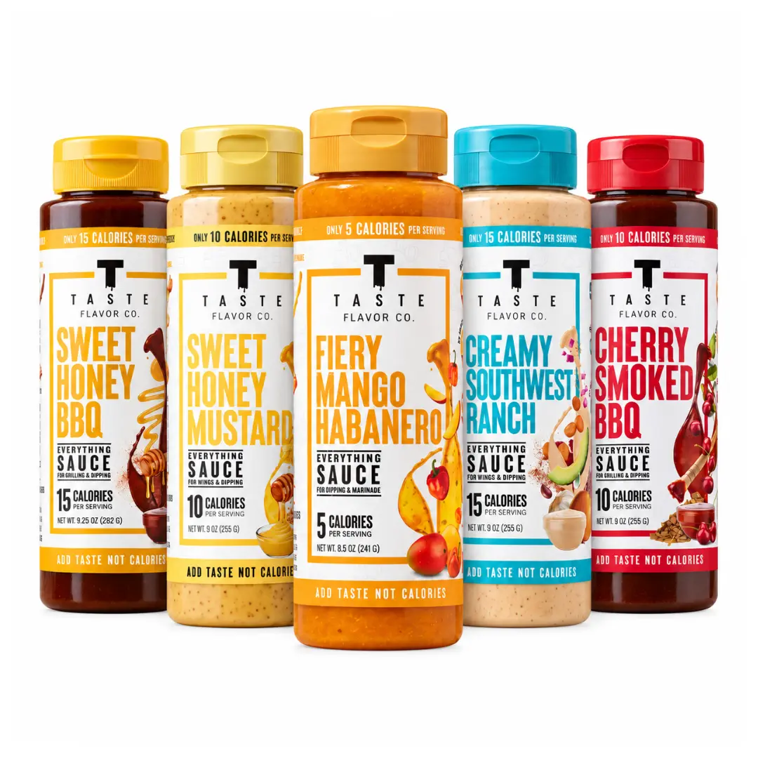 Taste Flavour Co Low Calorie Sauces Taste Flavour Co Low Calorie Sauces